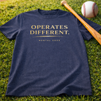 Operates Different. Mental Edge Motivational Graphic T-Shirt