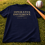 Operates Different. Mental Edge Motivational Graphic T-Shirt