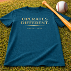 Operates Different. Mental Edge Motivational Graphic T-Shirt