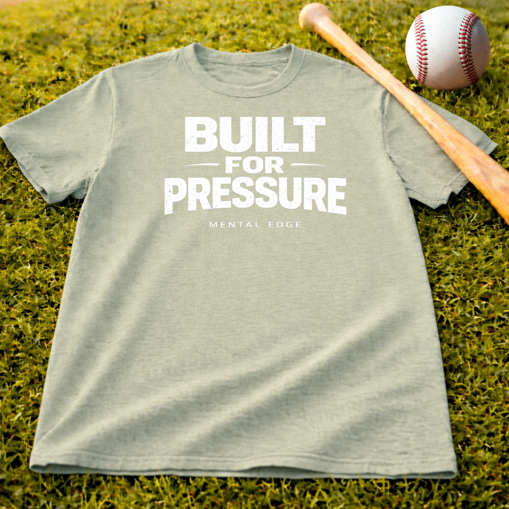 Built for Pressure T-Shirt — Motivational 'Mental Edge' Gym Tee