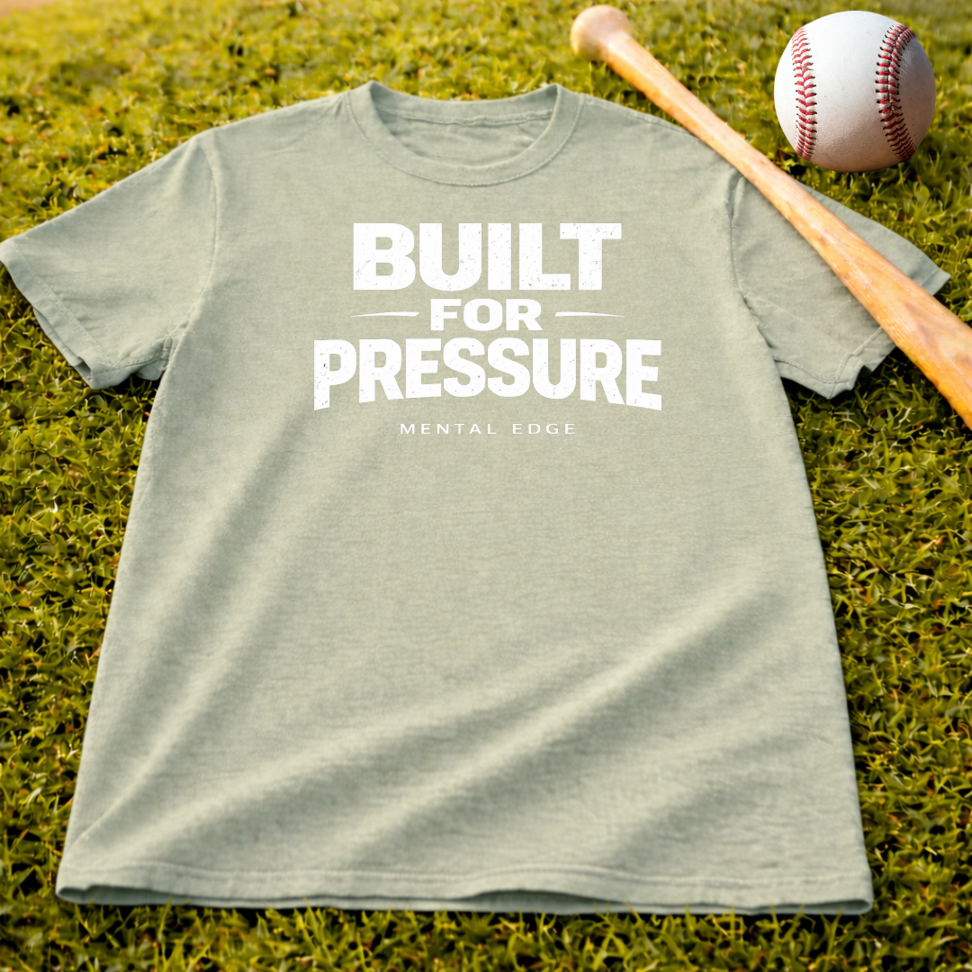 Built for Pressure T-Shirt — Motivational 'Mental Edge' Gym Tee