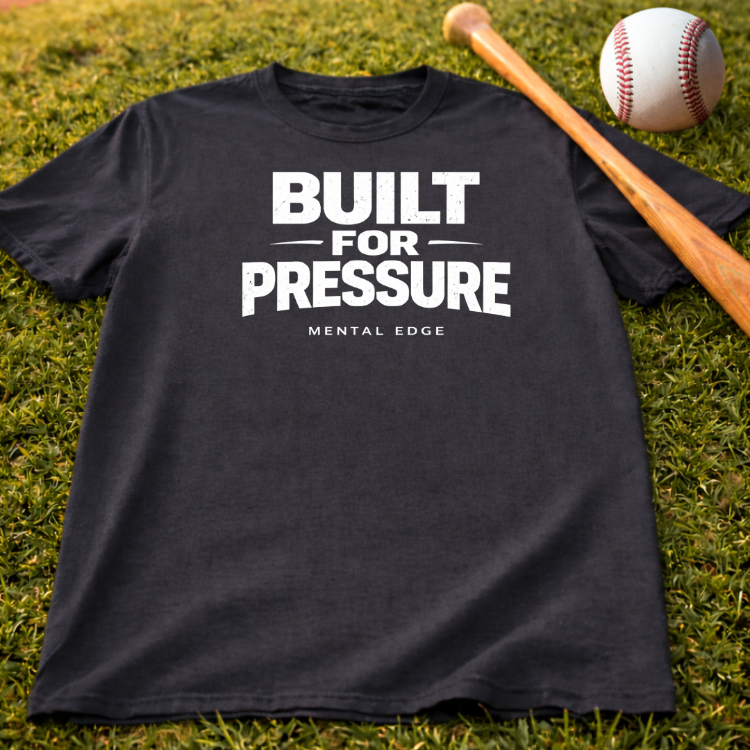 Built for Pressure T-Shirt — Motivational 'Mental Edge' Gym Tee