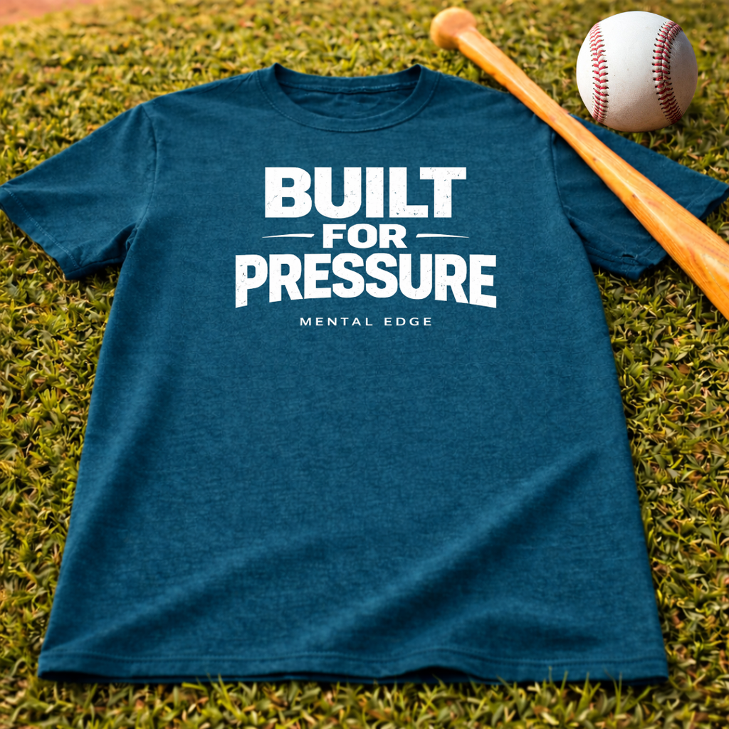 Built for Pressure T-Shirt — Motivational 'Mental Edge' Gym Tee