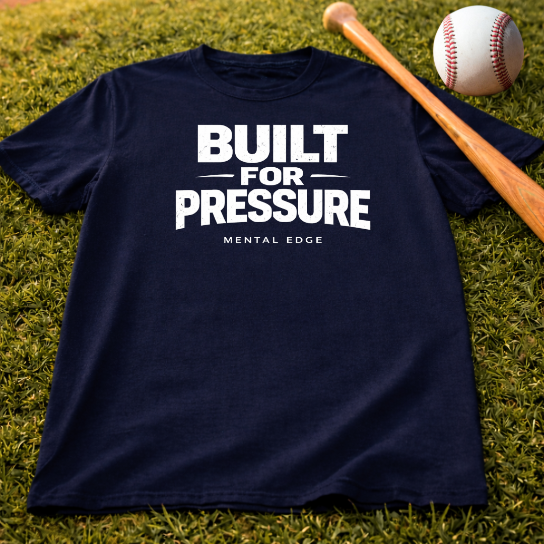 Built for Pressure T-Shirt — Motivational 'Mental Edge' Gym Tee