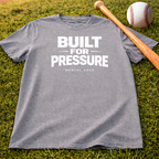 Built for Pressure T-Shirt — Motivational 'Mental Edge' Gym Tee