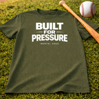 Built for Pressure T-Shirt — Motivational 'Mental Edge' Gym Tee