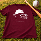 Big League Salad Baseball Cap Silhouette Tee