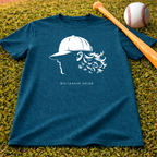 Big League Salad Baseball Cap Silhouette Tee