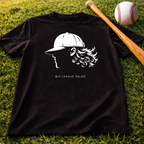 Big League Salad Baseball Cap Silhouette Tee