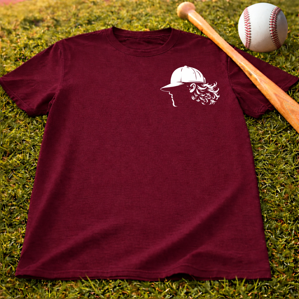 Respect The Flow Tee — Baseball Cap Silhouette Streetwear T‑Shirt
