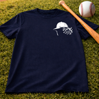 Respect The Flow Tee — Baseball Cap Silhouette Streetwear T‑Shirt