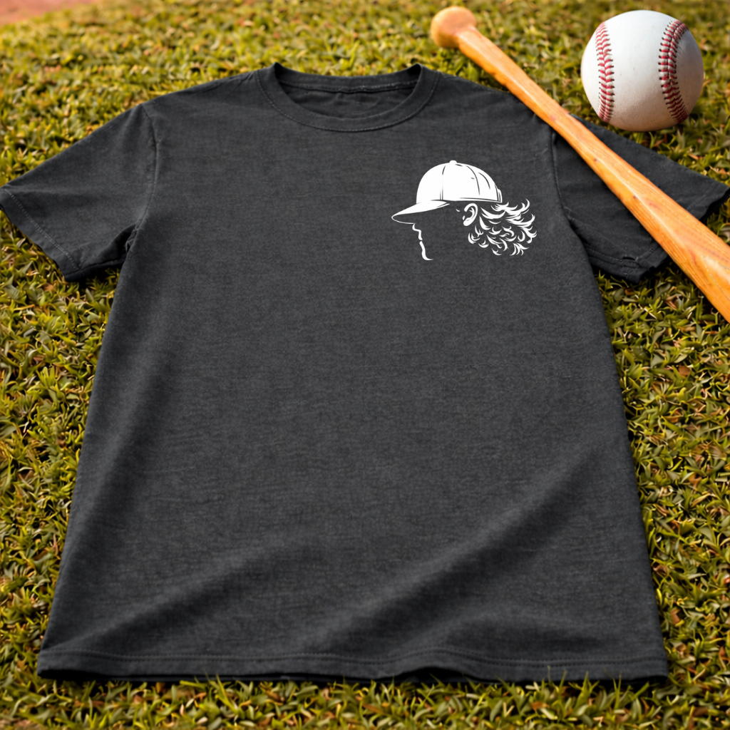 Respect The Flow Tee — Baseball Cap Silhouette Streetwear T‑Shirt