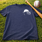 Respect The Flow Tee — Baseball Cap Silhouette Streetwear T‑Shirt