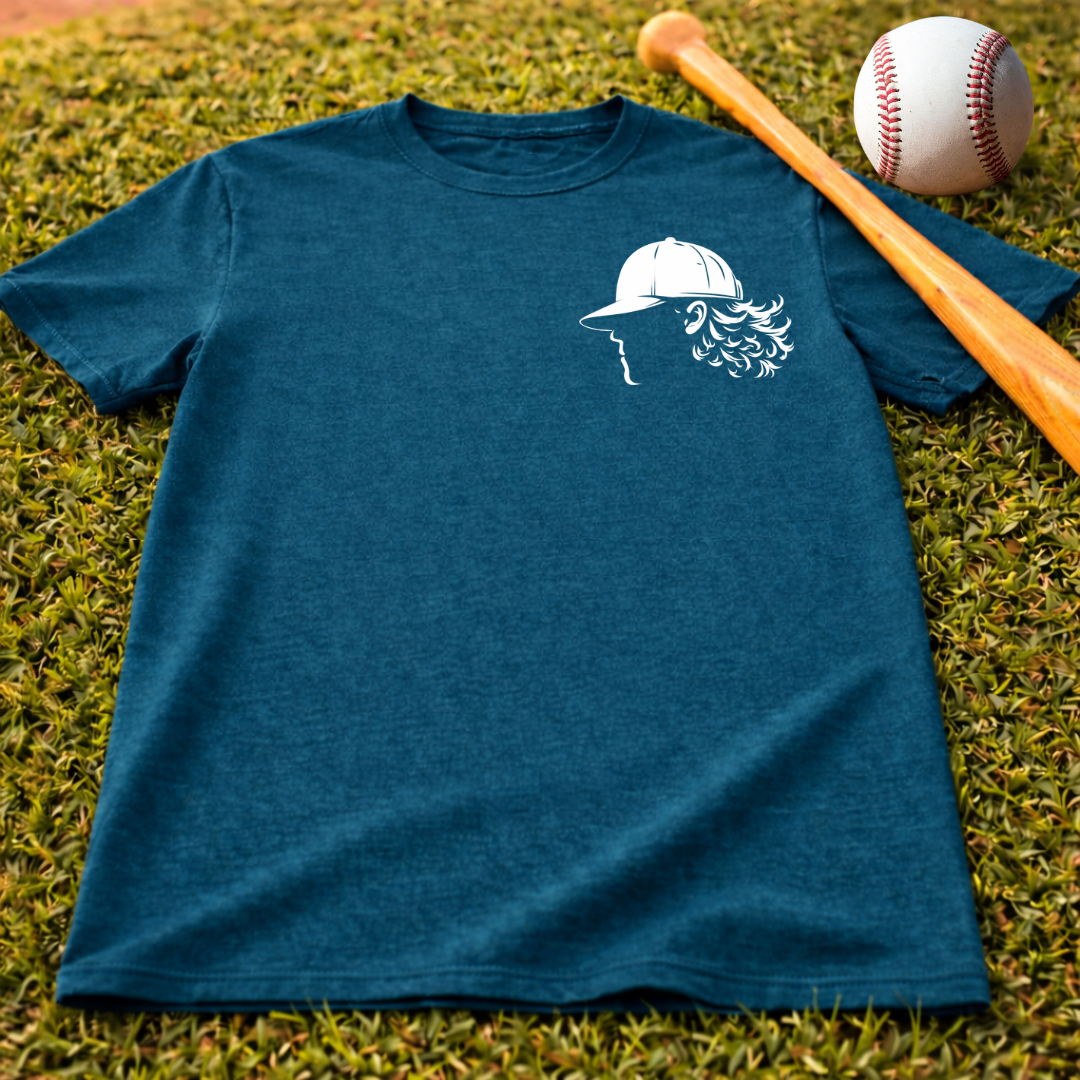 Respect The Flow Tee — Baseball Cap Silhouette Streetwear T‑Shirt