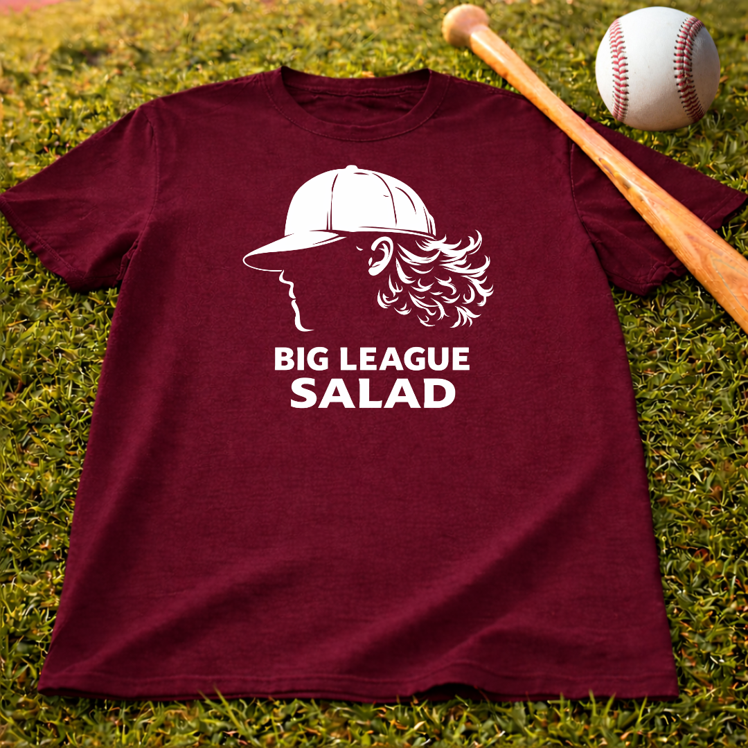Big League Salad Baseball - Big Letters