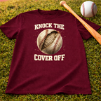 Baseball Tee — "Knock the Cover Off" Vintage Baseball Shirt