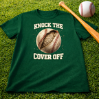 Baseball Tee — "Knock the Cover Off" Vintage Baseball Shirt