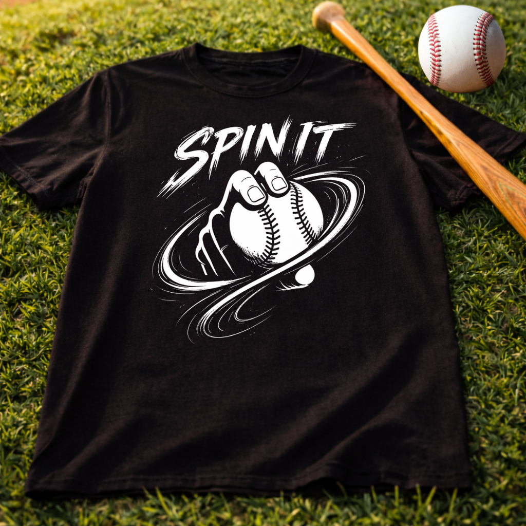 Spin It Baseball Pitchers T-Shirt