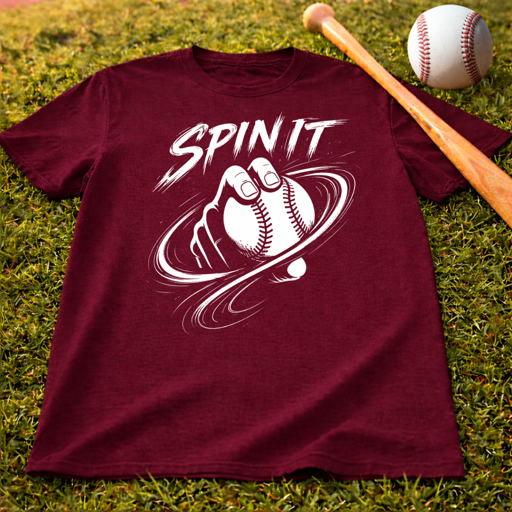 Spin It Baseball Pitchers T-Shirt