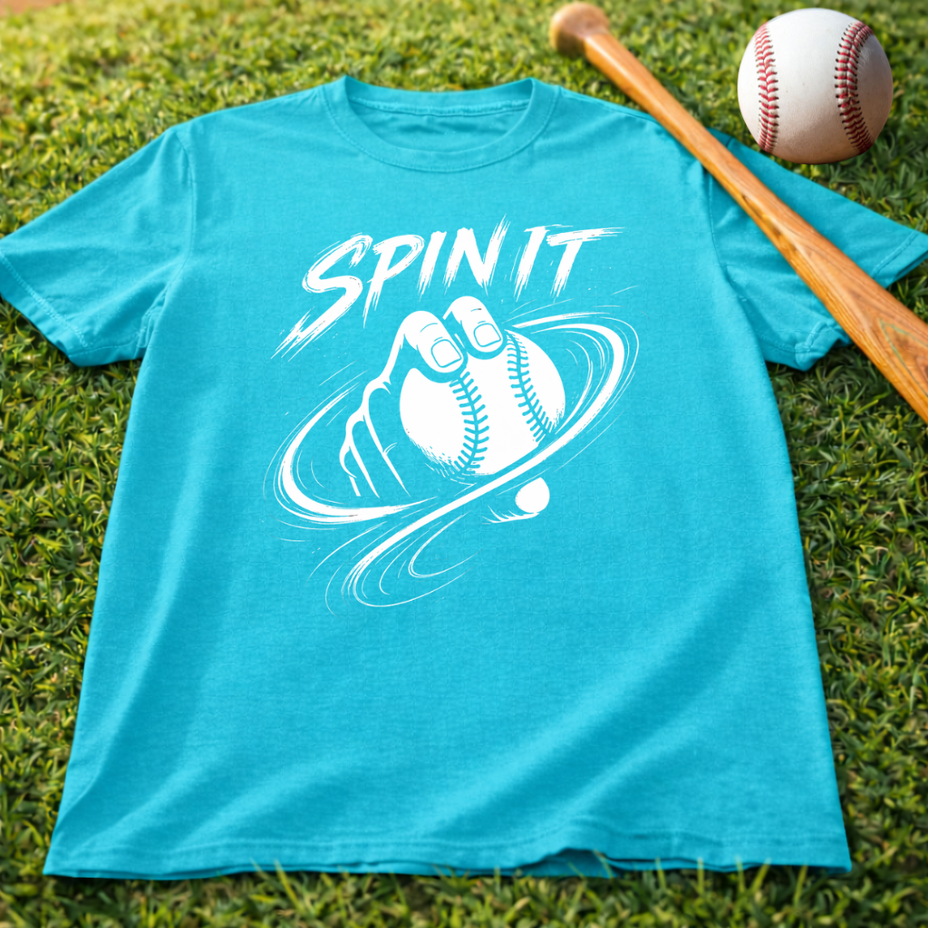 Spin It Baseball Pitchers T-Shirt