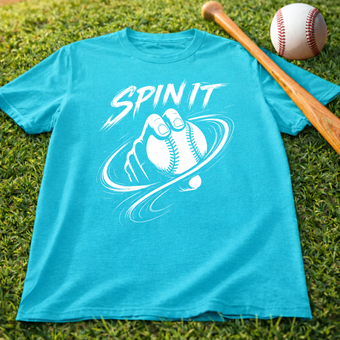 Spin It Baseball Pitchers T-Shirt