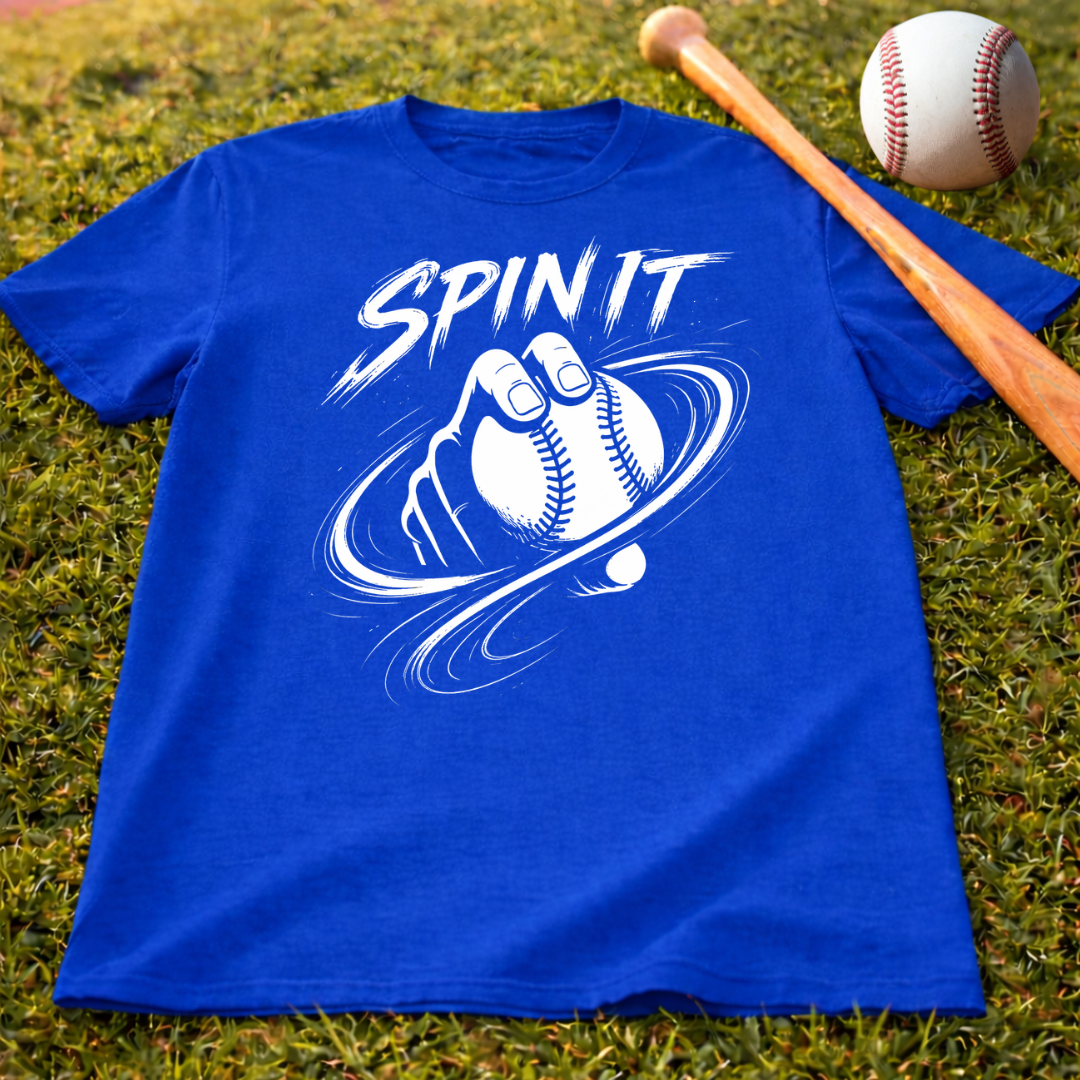 Spin It Baseball Pitchers T-Shirt