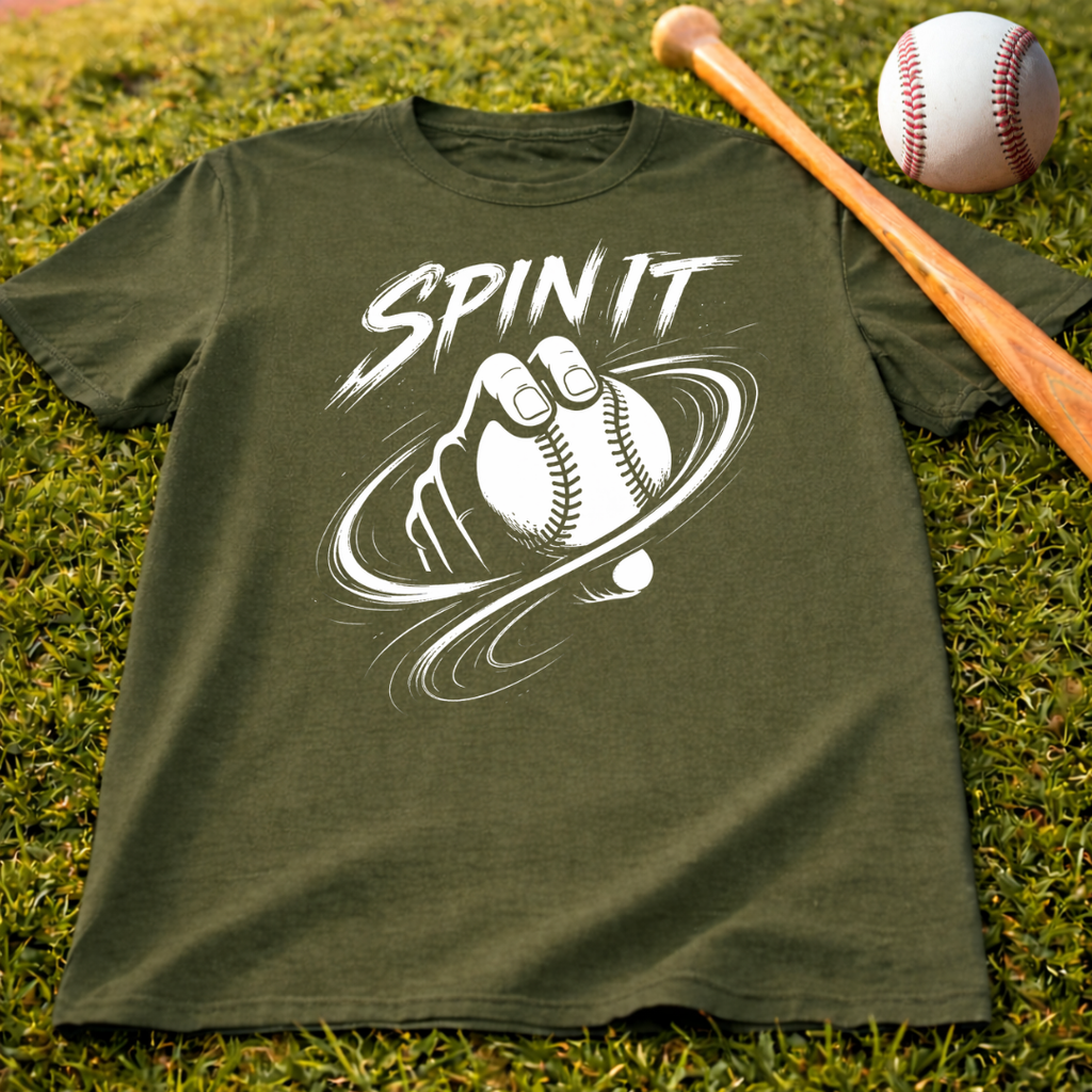 Spin It Baseball Pitchers T-Shirt