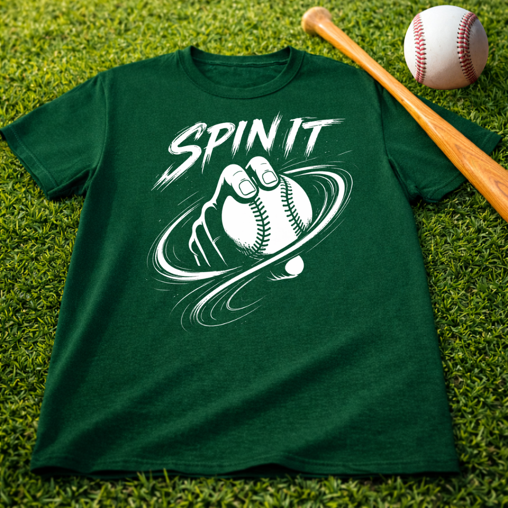Spin It Baseball Pitchers T-Shirt