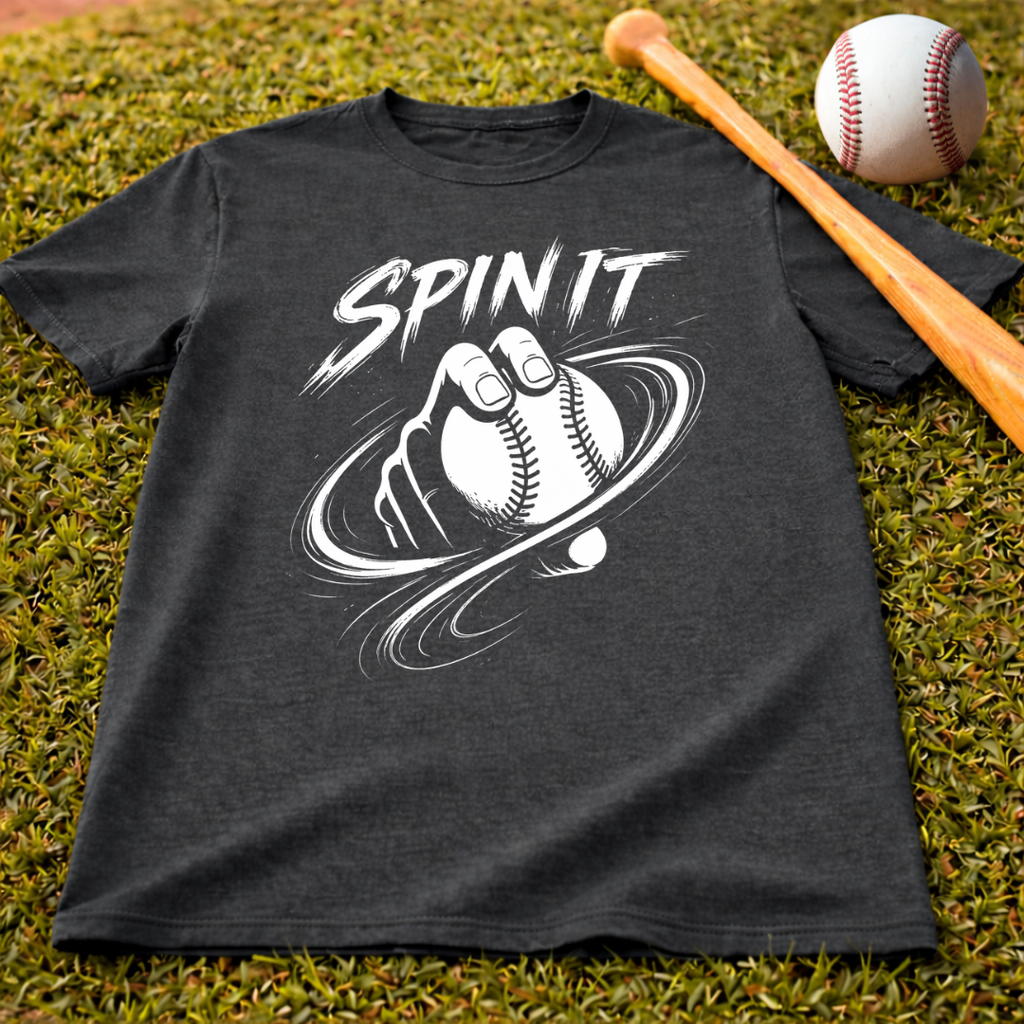 Spin It Baseball Pitchers T-Shirt
