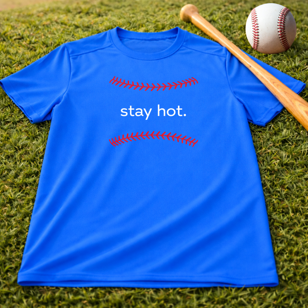 Youth Baseball "stay hot" Dri-Fit T-Shirt