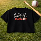Ballfield Mama Women's Boxy Tee — Cute Baseball Mom Shirt