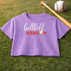 Ballfield Mama Women's Boxy Tee — Cute Baseball Mom Shirt