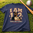 I Am 12 Travel Ball Eligible Baseball T-Shirt