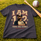 I Am 12 Travel Ball Eligible Baseball T-Shirt