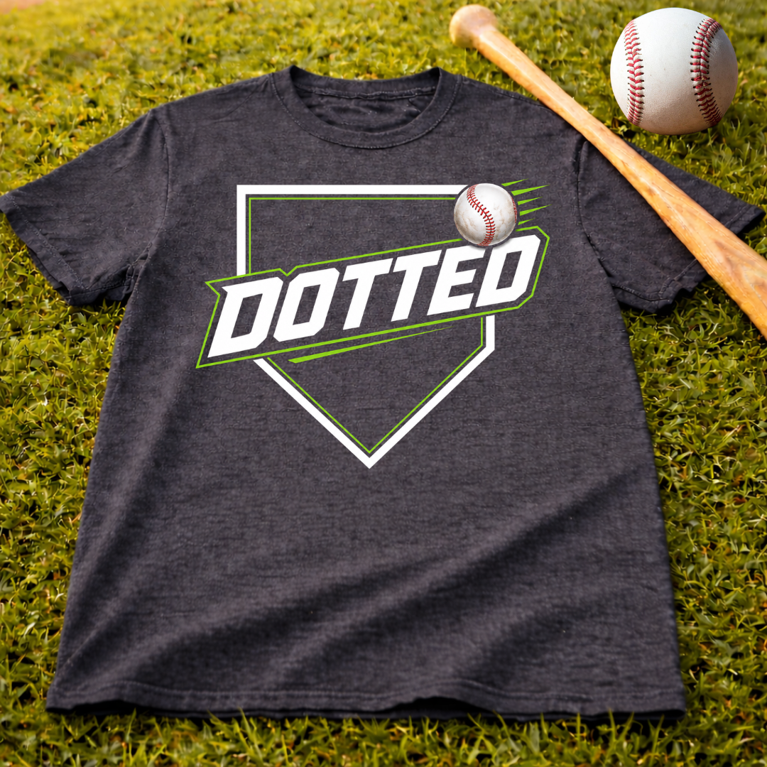 Dotted Baseball Logo T‑Shirt