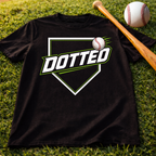 Dotted Baseball Logo T‑Shirt