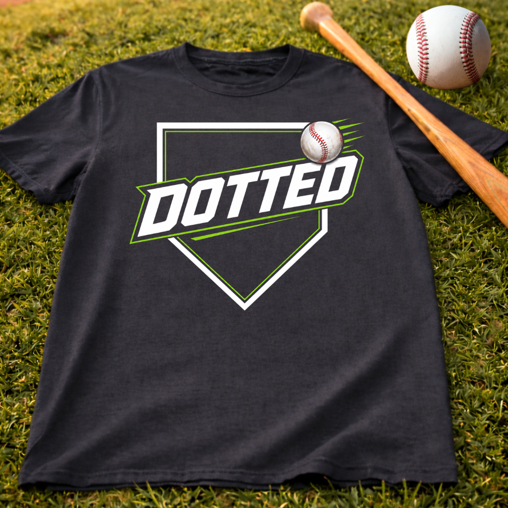 Dotted Baseball Logo T‑Shirt