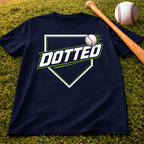 Dotted Baseball Logo T‑Shirt