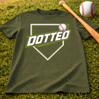 Dotted Baseball Logo T‑Shirt