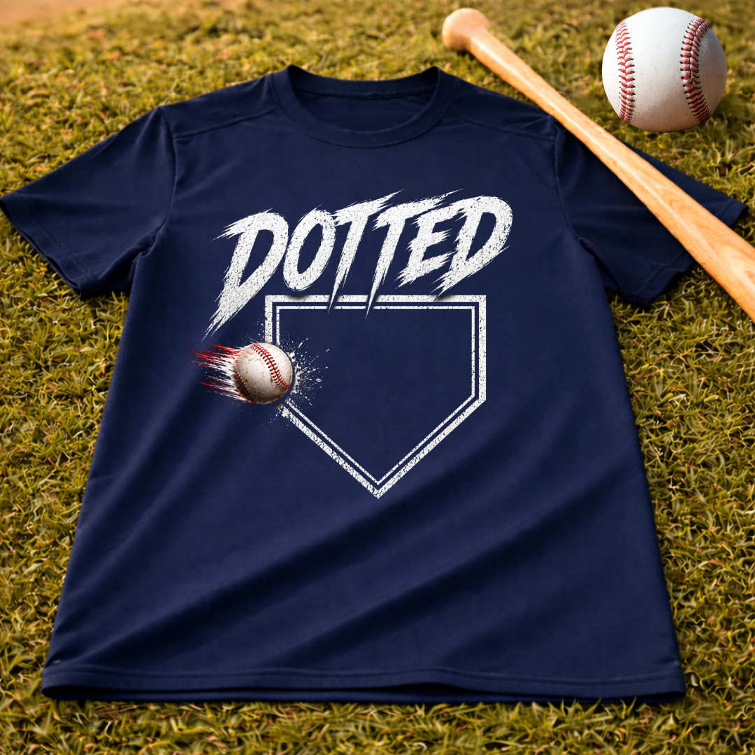 Dotted Dri-Fit Youth Baseball Tee