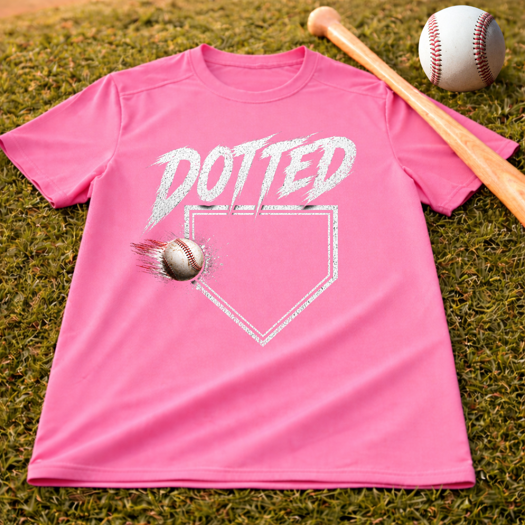 Dotted Dri-Fit Youth Baseball Tee