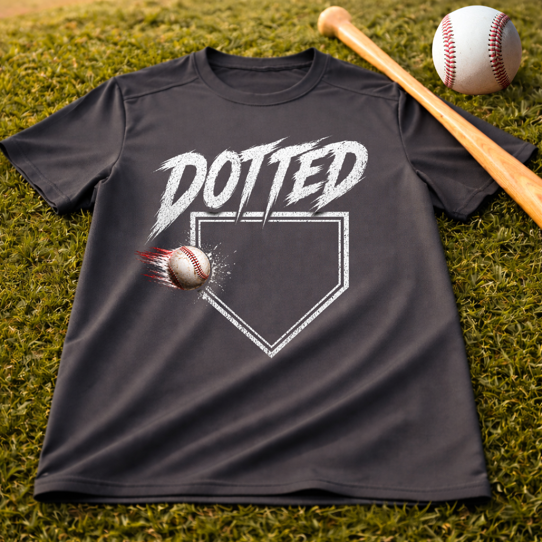 Dotted Dri-Fit Youth Baseball Tee