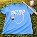 Dotted Dri-Fit Youth Baseball Tee