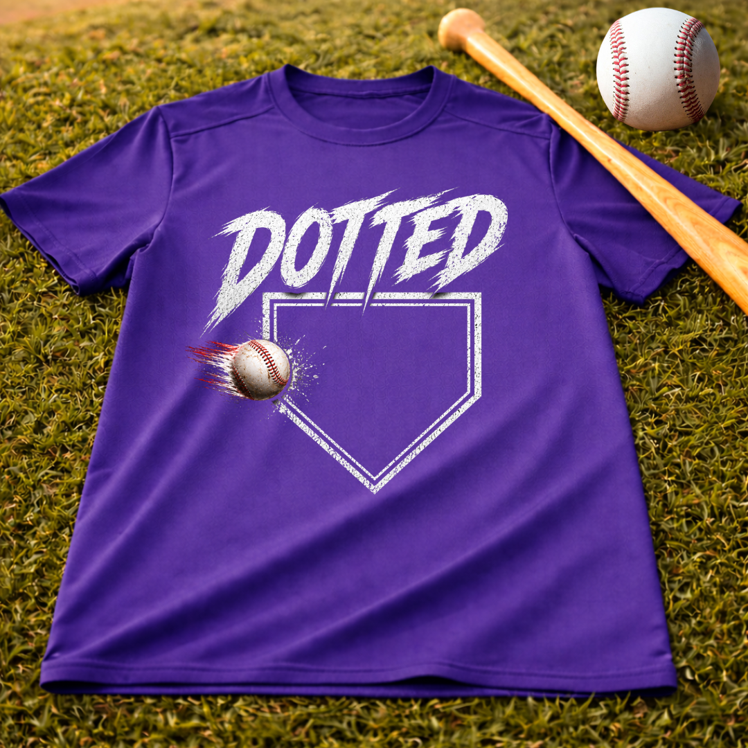 Dotted Dri-Fit Youth Baseball Tee