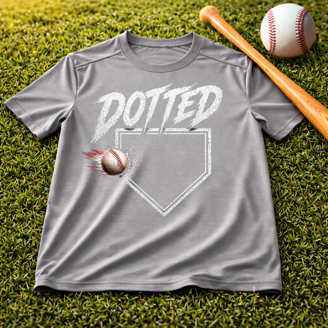 Dotted Dri-Fit Youth Baseball Tee