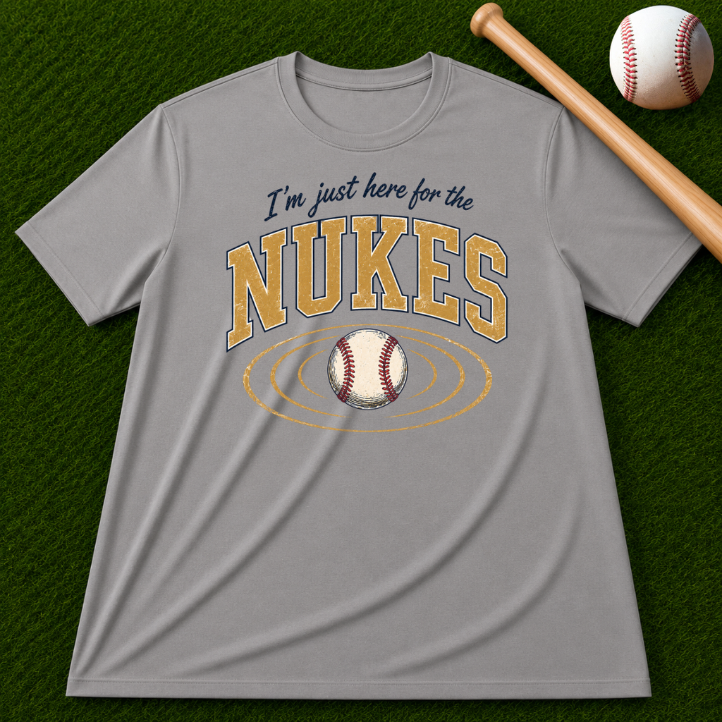 Adult Unisex "I'm Just Here for the Nukes" Comfort Colors T-shirt