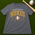 Adult Unisex "I'm Just Here for the Nukes" Comfort Colors T-shirt