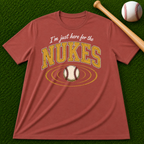 Adult Unisex "I'm Just Here for the Nukes" Comfort Colors T-shirt