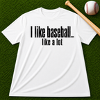 Adult Unisex "I Like Baseball...like a lot" Comfort Colors Garment-Dyed T-shirt