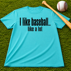 Adult Unisex "I Like Baseball...like a lot" Comfort Colors Garment-Dyed T-shirt